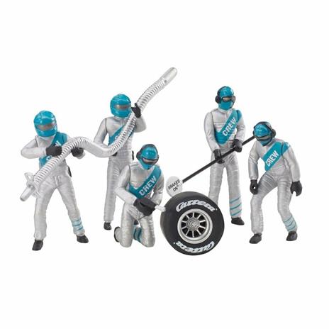 Carrera Slot Set Of Figures, Mechanics, Silver - 4