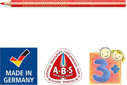 Noris Jumbo 12 matite colorate triangolari - 5