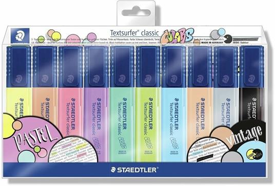 Evidenziatore Staedtler Textsurfer Classic. Confezione 10 colori
