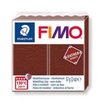 Staedtler- Fimo Leather-Effect Pasta per Modellare in Forno, Colore Noce, 57 g, 8010-779 ST