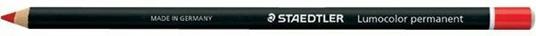 Matita vetrografica Staedtler Lumocolor Permanent nero punta tonda 1-4 mm