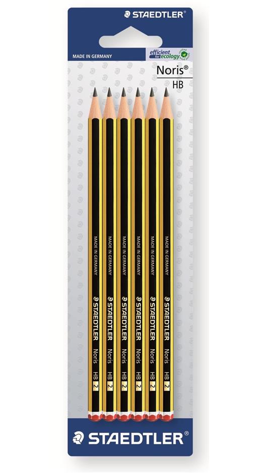 Matita in grafite Staedtler Noris HB. Confezione 6 pezzi