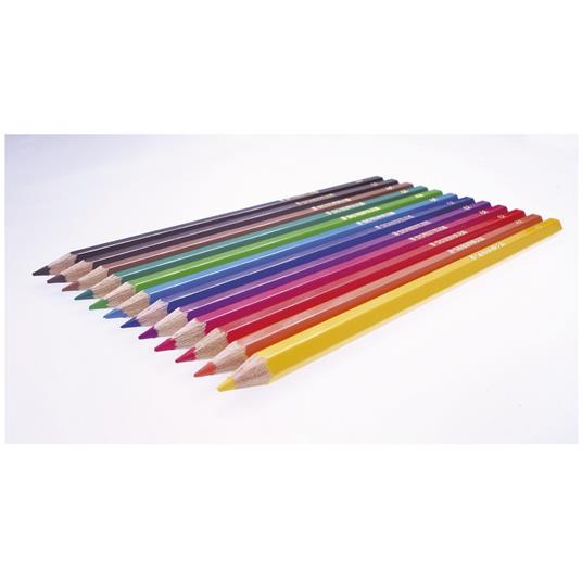 Pastelli Staedtler Noris. Confezione 12 matite colorate assortite - 3
