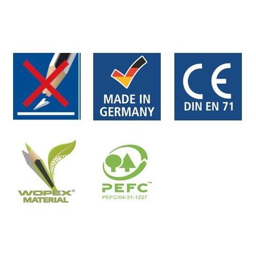 Pastelli Staedtler Noris colour. Confezione 12 matite colorate assortite - 17