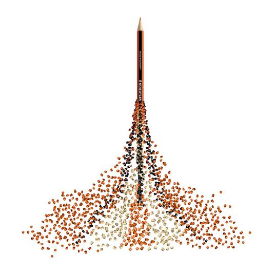 Pastelli Staedtler Noris colour. Confezione 12 matite colorate assortite - 9