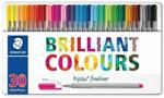 Pennarelli Staedtler triplus color. Scatola in metallo 30 colori assortiti