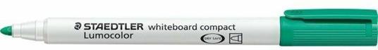 Marcatore a secco Staedtler Whiteboard Compact verde punta tonda 1-2 mm
