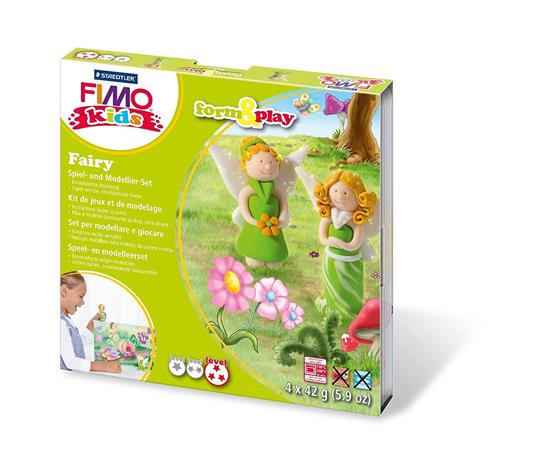 Set pasta da modellare Staedtler Fimo Kids. Fate - 6