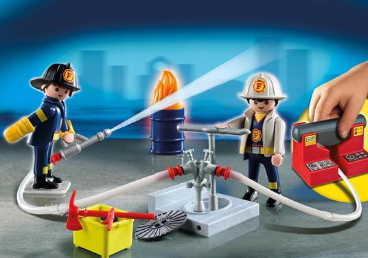 Playmobil City Action. Valigetta Grande. Pompieri - 4