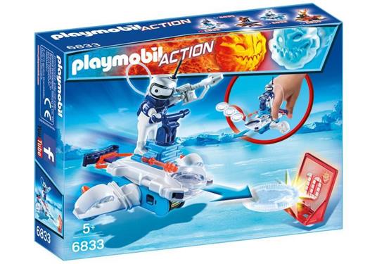 Playmobil Ice-Robot con Space-Jet Lanciadischi (6833)