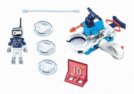 Playmobil Ice-Robot con Space-Jet Lanciadischi (6833) - 4