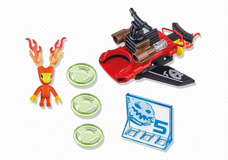 Playmobil Magma con Space-Jet Lanciadischi (6834) - 4