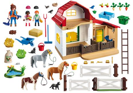 Playmobil 6927 Maneggio dei Pony - 3