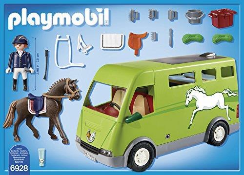 Playmobil Grande Maneggio (6928). Furgone Trasporto Cavalli - 3