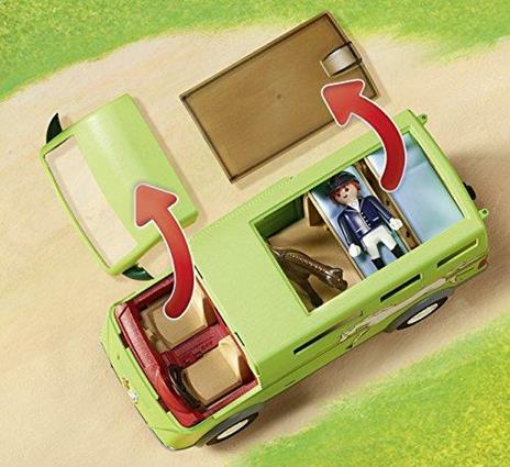 Playmobil Grande Maneggio (6928). Furgone Trasporto Cavalli - 4