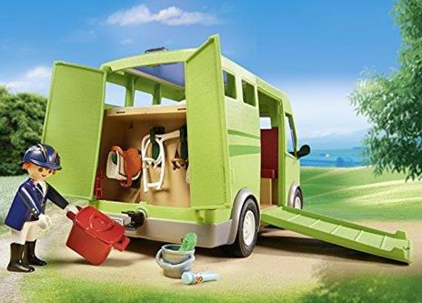 Playmobil Grande Maneggio (6928). Furgone Trasporto Cavalli - 6