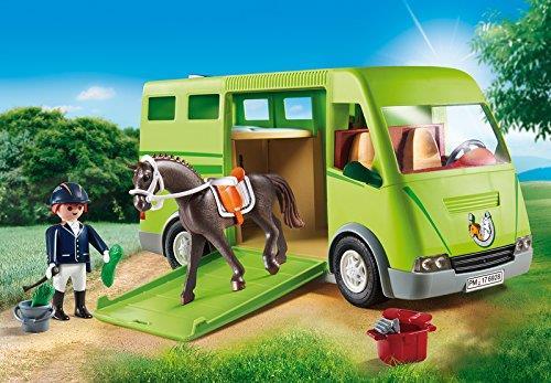 Playmobil Grande Maneggio (6928). Furgone Trasporto Cavalli - 7