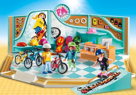Playmobil 9402. Shopping Village. Negozio Di Skate E Biciclette - 4