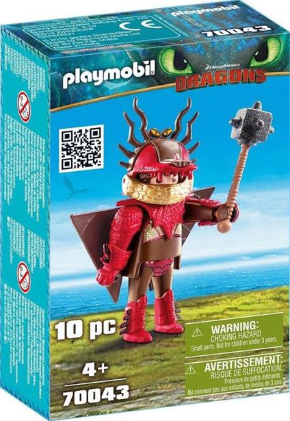 Playmobil Dragons (70043). Moccicoso con Tuta da Volo