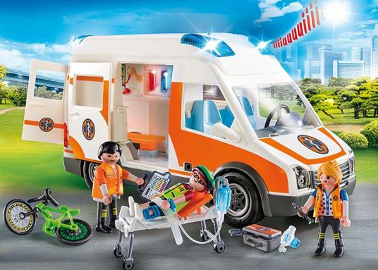 Playmobil 70049 Ambulanza con luci lampeggianti - 4