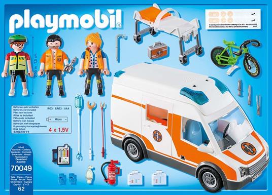 Playmobil 70049 Ambulanza con luci lampeggianti - 5
