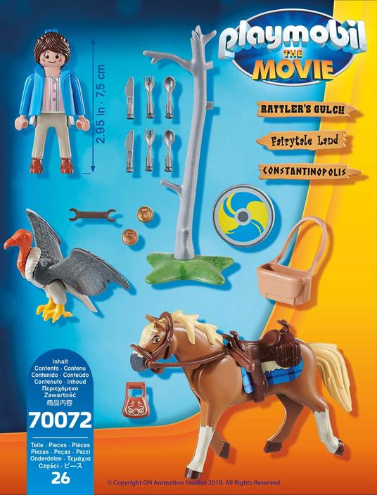 Playmobil The Movie (70072). Playmobil: The Movie Marla con Cavallo - 3