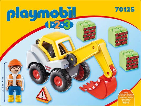 Playmobil 70125 Escavatore 1.2.3 - 5