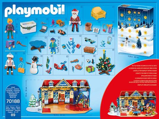 Playmobil Christmas (70188). Calendario dell'Avvento. Il Negozio dei Giocattoli di Natale - 3