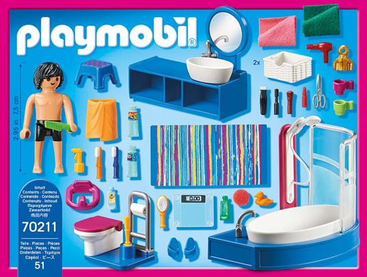 Playmobil 70211 Bagno con vasca - 5