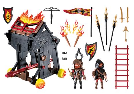 Playmobil 70393 Torre d'assalto con ariete di Burnham - 3