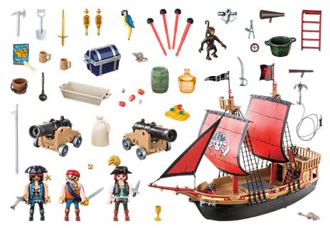 Playmobil 70411 Galeone dei Pirati - 3