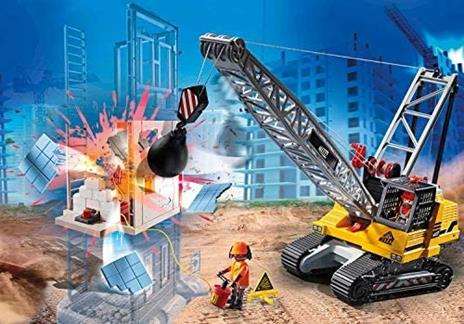 Playmobil (70442). Construction. Gru Con Braccio Demolitore - 2