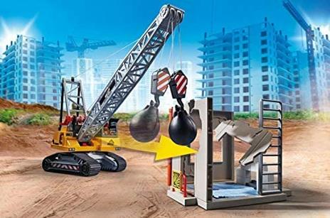 Playmobil (70442). Construction. Gru Con Braccio Demolitore - 7