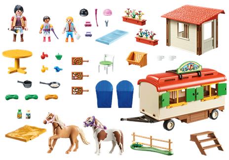 Playmobil 70510 Ranch dei Pony con roulotte - 3