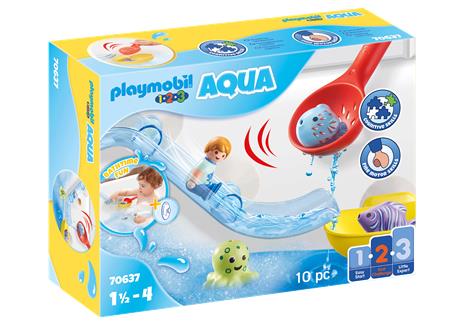 Playmobil 70637 Scivolo d'acqua e animali marini