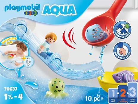 Playmobil 70637 Scivolo d'acqua e animali marini - 3
