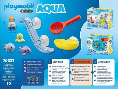 Playmobil 70637 Scivolo d'acqua e animali marini - 4