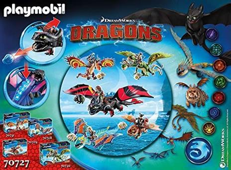 Playmobil: 70727 - Dragons Racing: Hiccup E Sdentato - 5