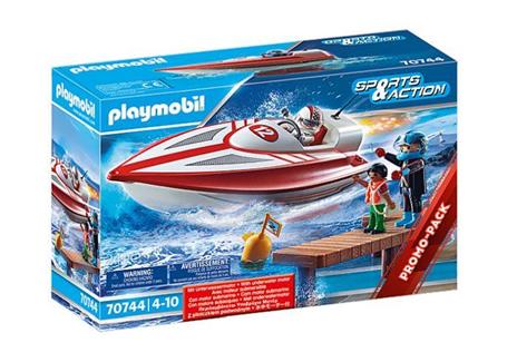 Playmobil: 70744 - Motoscafo Con Motore Subacqueo