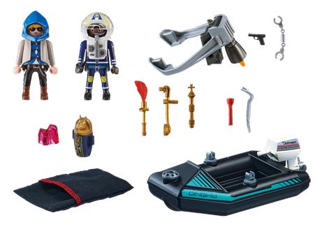 Playmobil 70782 Jetpack della Polizia e ladro d'arte - 3