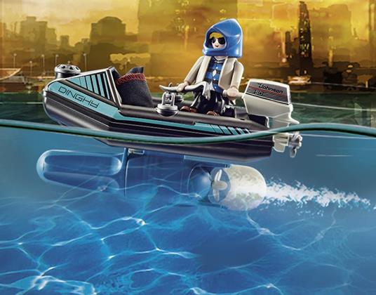 Playmobil 70782 Jetpack della Polizia e ladro d'arte - 5