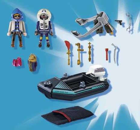 Playmobil 70782 Jetpack della Polizia e ladro d'arte - 7