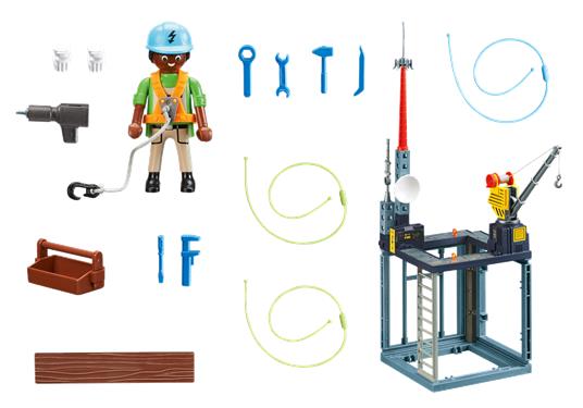 Playmobil 70816 Starter Pack Cantiere con montacarichi - 2