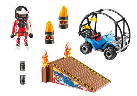 Playmobil 70820 Starter Pack Stuntshow Quad con Rampa Infuocata - 2