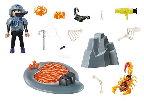 Playmobil 70909 Starter Pack scontro con lo scorpione di fuoco - 3