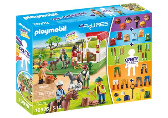 Playmobil 70978 My Figures Ranch dei Cavalli Playmobil