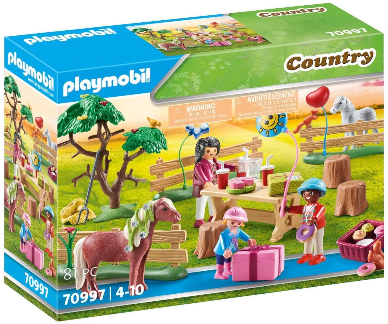 Playmobil 70997 Festa di compleanno al maneggio dei pony
