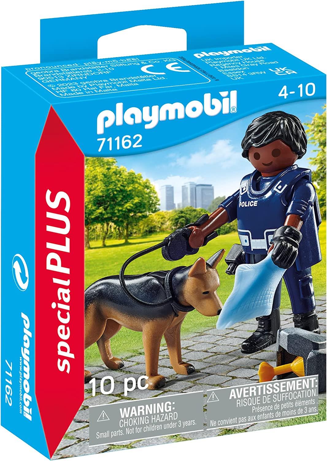 Playmobil 71162 Agente con cane poliziotto