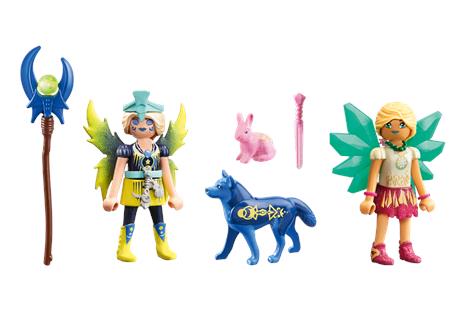 Playmobil 71236 Crystal e Moon Fairy con compagni animali - 2