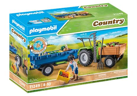 Playmobil 71249 Trattore con rimorchio